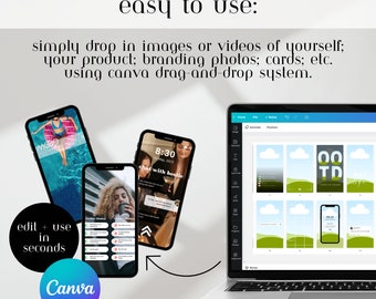 Canva Video Template, Ready to Post Social Media Templates, Instagram Video Reel Templates, Social Media Video Templates, Tiktok Template
