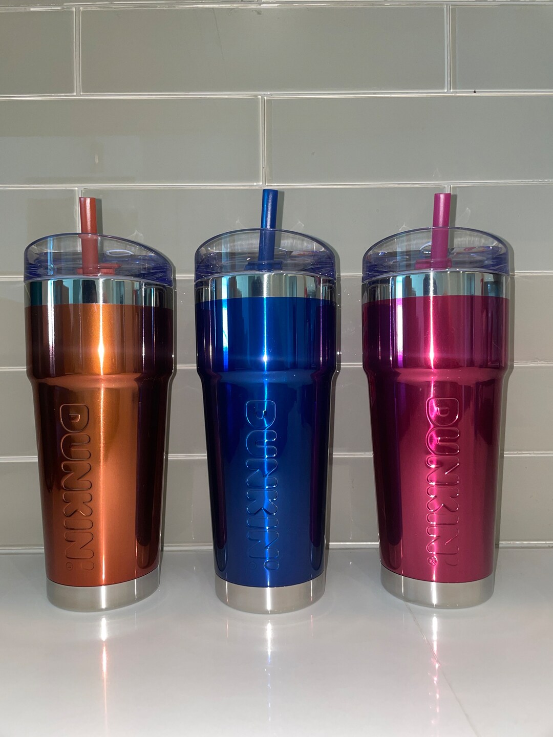 NEW Summer 2023 Original DUNKIN 24oz Americana Tumbler DUNKIN Tumblers