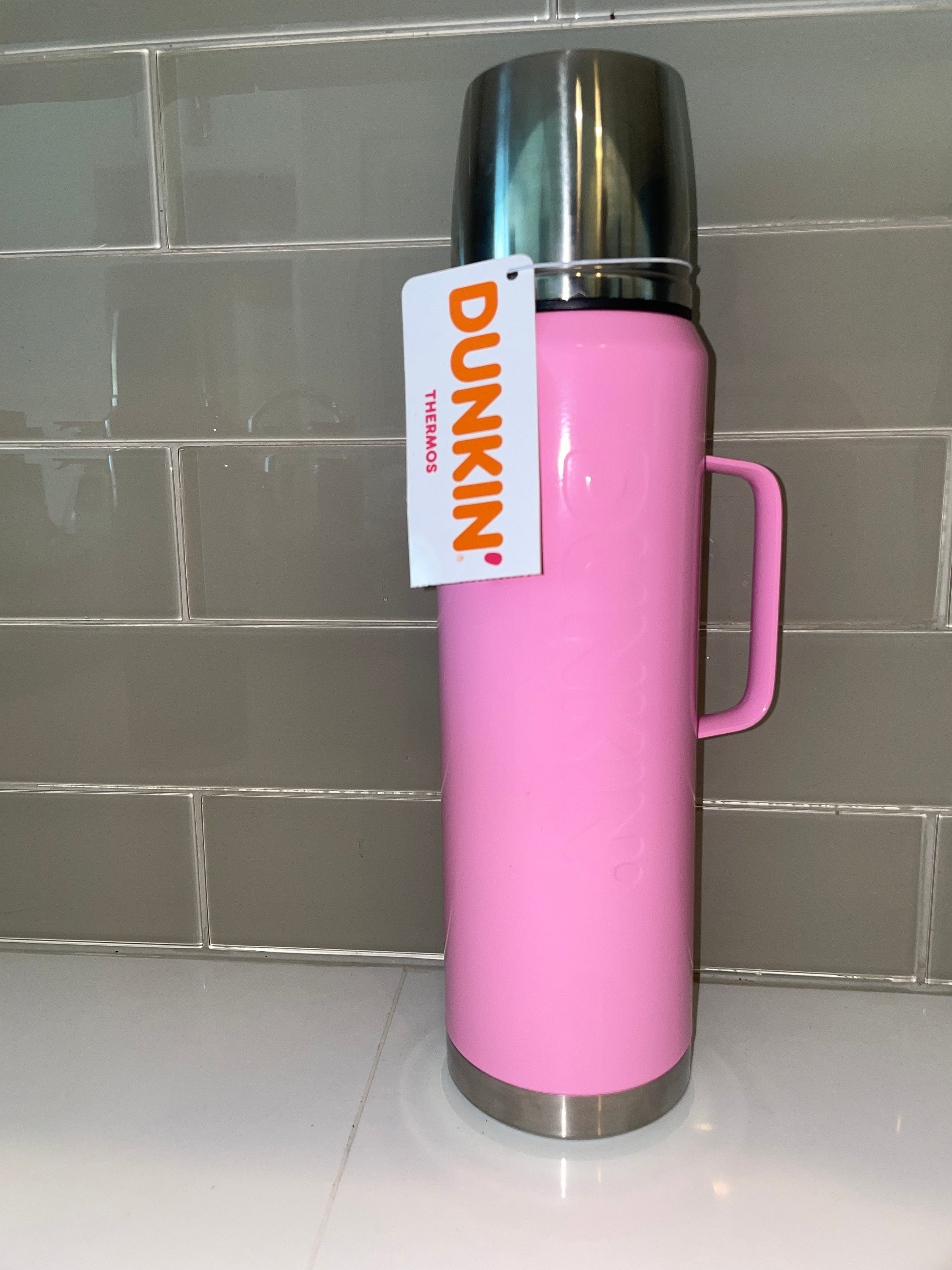 NEW Dunkin Thermos 32 Oz Stainless Steel 