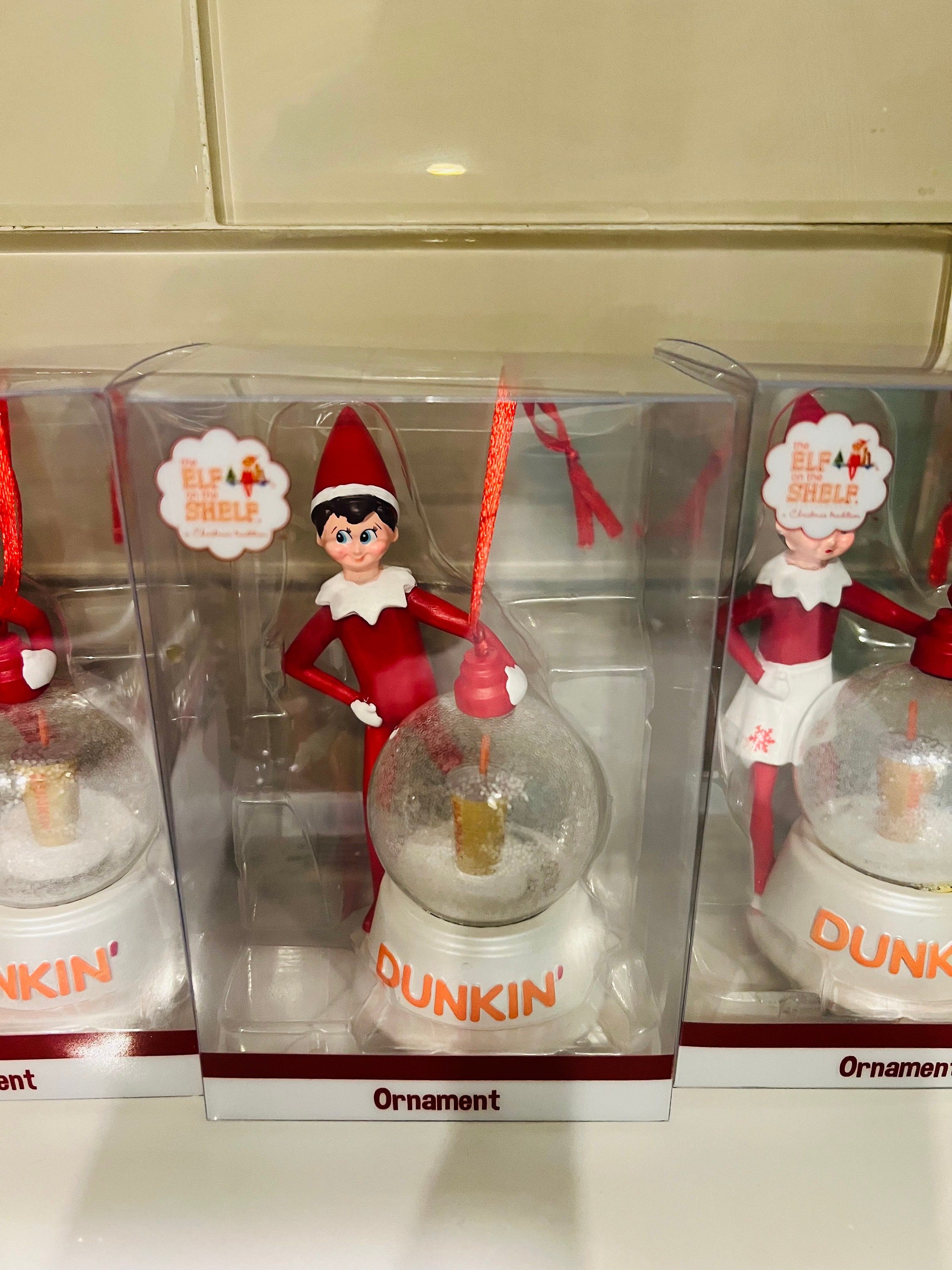 NEW 2023 Dunkin Elf on the Shelf Ornament Etsy