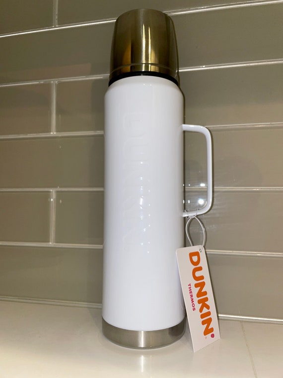 NEW Dunkin Thermos 32 Oz Stainless Steel 