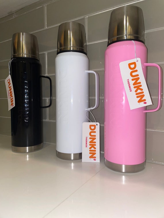 NEW Dunkin Thermos 32 Oz Stainless Steel 