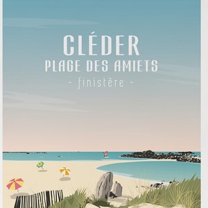 Cartel de Cléder - Playas de Amiets