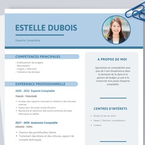 Modèle de CV | Éditable avec Canva | Curriculum Vitae | Resume Template ...