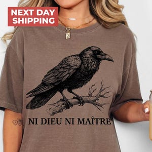 Anti-Authoritarian Shirt, Ni Dieu Ni Maître, No God No Master, Anti Trump Shirt, Leftist Protest Shirt, Anarchist T-shirt, Anti Trump Shirt