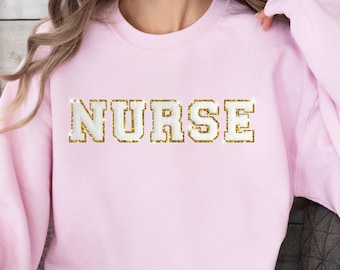 Nurse Sweatshirt, Nurse Shirt, Custom Nurse Gift, Personalized Nursing School Graduation Gift for Nurse, Mothers Day Gift