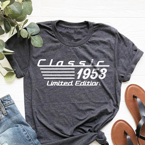 71st Birthday Auto Owner Gift, Classic Any Age Car Lover Shirt, Personalized Gift for Men, 71st Retro Vintage Gift, Turning 71 Mechanic Gift