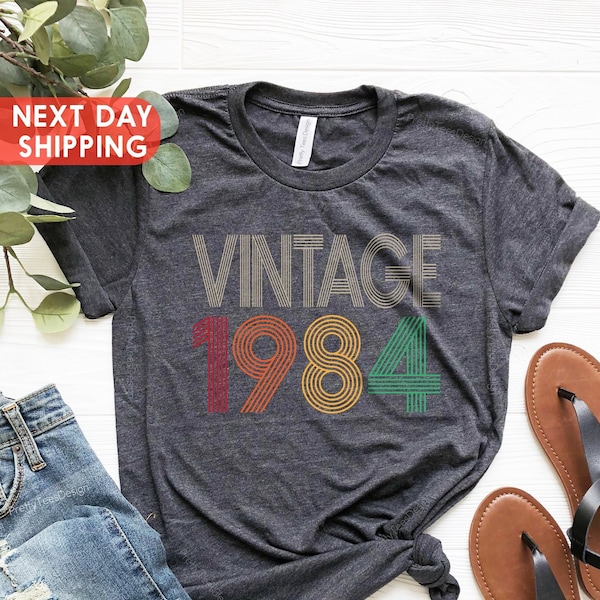 1984 Vintage Shirt, 1984 Birthday Shirt, 40th Birthday Gift, 40th Birthday Gift Shirt, 1984 Vintage Tee, 1984 Retro Shirt