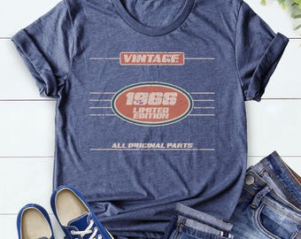 60th Birthday Gift, 1966 Birthday Unisex Shirt, Car Lover Dad Grandpa Gifts