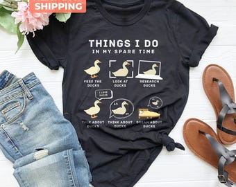 Funny Duck Shirt: Duck Lover Farm Tee