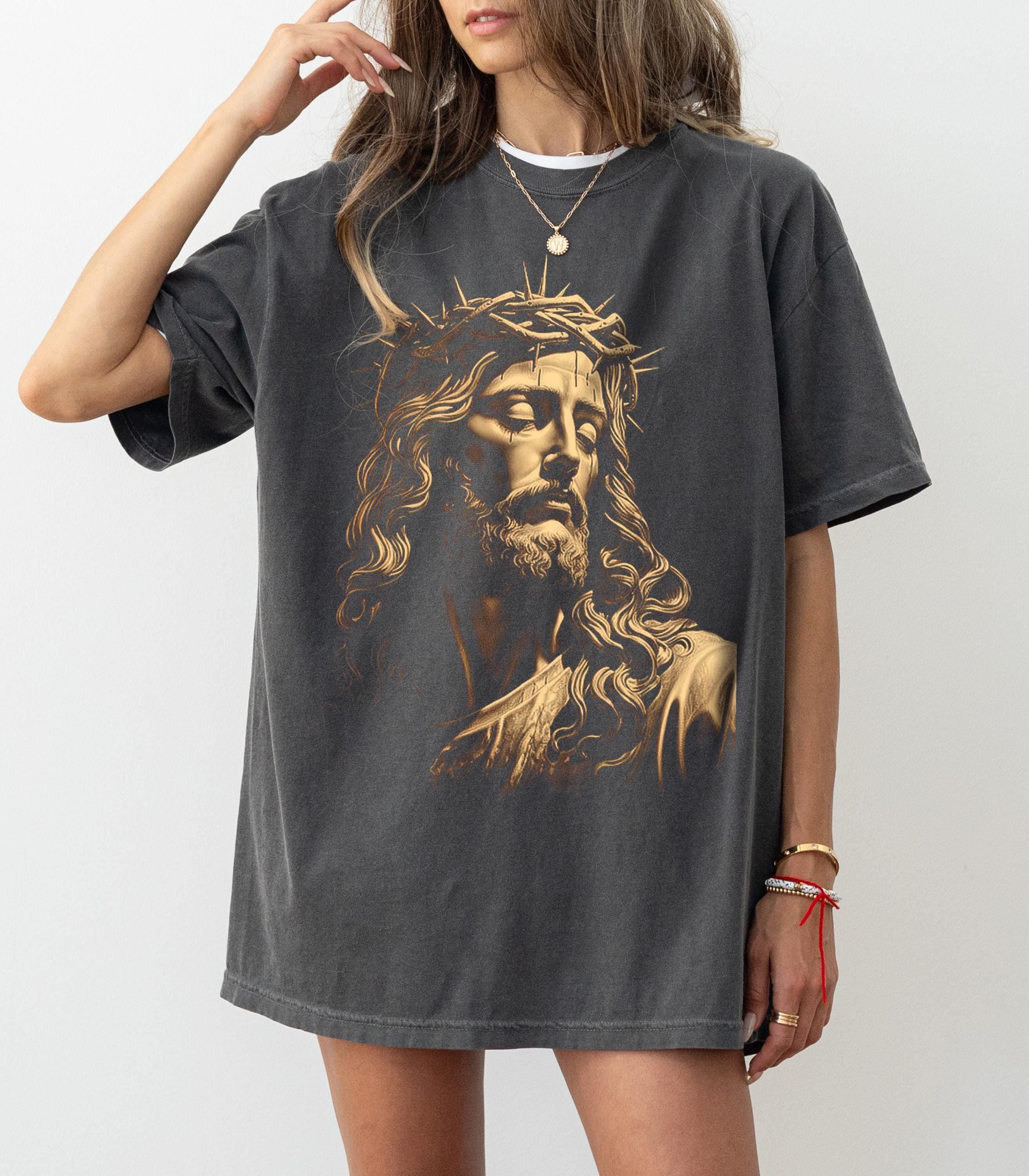 Vintage 90s Jesus Shirt - Etsy