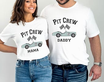 Matching Family Race Car Birthday Shirt, Pit Crew Outfit