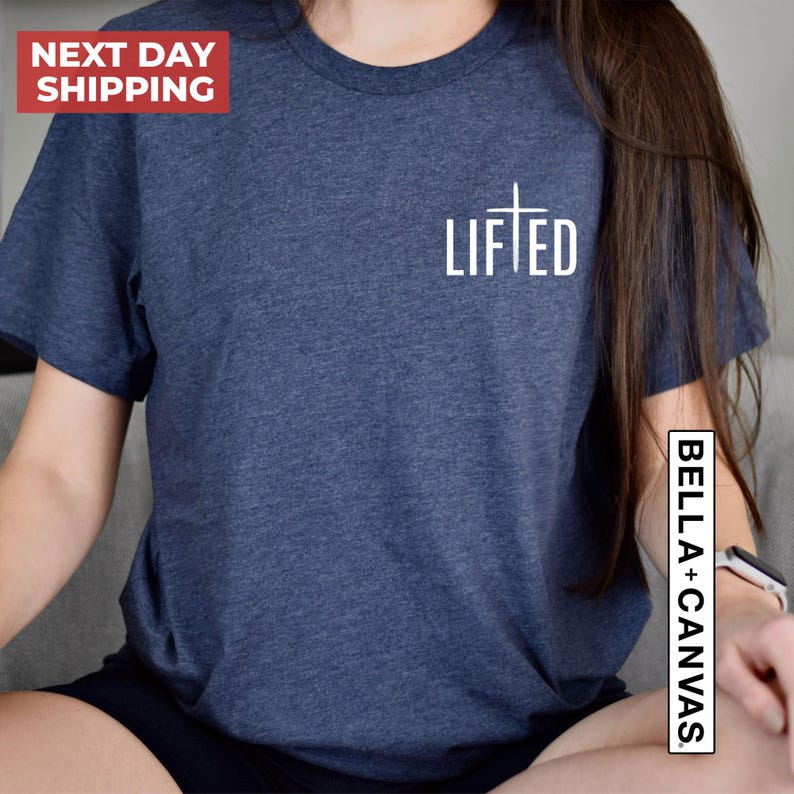 T-shirt de gym chrétien : T-shirt d'entraînement Faith Inspire image 4