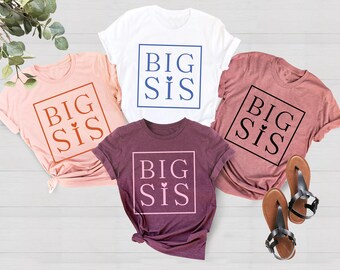 Big Sister Shirt: Pregnancy Announcement Sister Tee