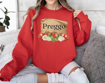 Valentines Gender Reveal Sweatshirt, Prego Sauce Sweatshirt, Funny Pregnancy Announcement T shirt, Mommy Tee, Mommy to Be, Preggers shirt
