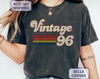 30th Birthday Shirt, 1996 Retro Shirt, Vintage 1996 Shirt, Born In 1996 Shirt, 30th Birthday Woman Shirt, 30th Birthday Party, 1996 Shirt