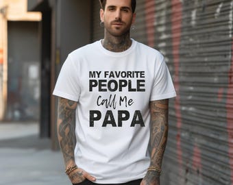 T-shirt « Papa » : T-shirt humoristique pour papa