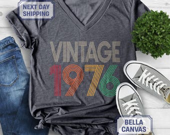 50th Birthday Shirt, Vintage 1976 Shirt, 50th Birthday Gift For Women, 50th Birthday Gift For Men, 50th Birthday Woman, 50th Birthday Friend