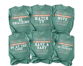 Comfort Colors Last Day of School Shirt for Teachers, Teacher Summer T-Shirt, Teacher Shirt, Teacher Gift, Teacher Team Shirt, End of School