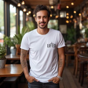 T-shirt de gym chrétien : T-shirt d'entraînement Faith Inspire image 2