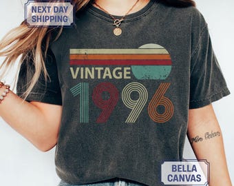 30th Birthday Shirt, Vintage 1996 Shirt, 30th Birthday Gift For Women, 30th Birthday Party, 30th Birthday Men, 1996 Tee, 30th Birthday Gift