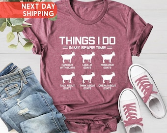 Funny Goat Shirt: Goat Mom & Goat Lover Graphic Tee