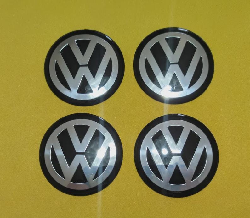 Hirido Copricerchi 55mm Per VW Tiguan Polo Passat Caps Per Cerchi In - Foto 8