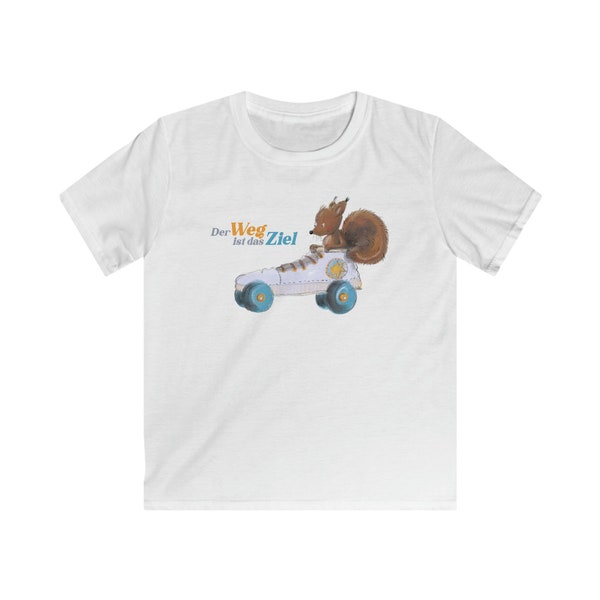 The journey is the reward squirrel car sneaker t-shirt many colors | Cute T Shirt | Funny sayings gift idea | Children's t shirt