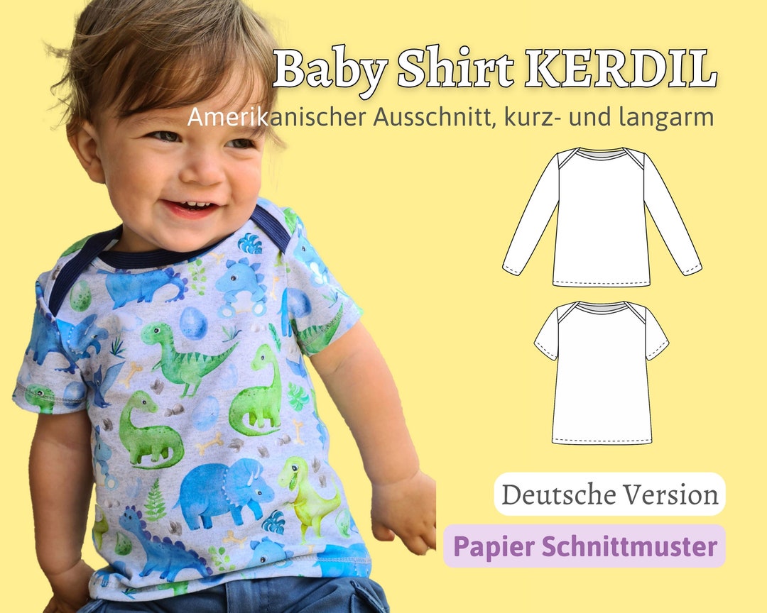 Sewing Pattern Baby Shirt Sewing Pattern Baby Top Sewing Etsy