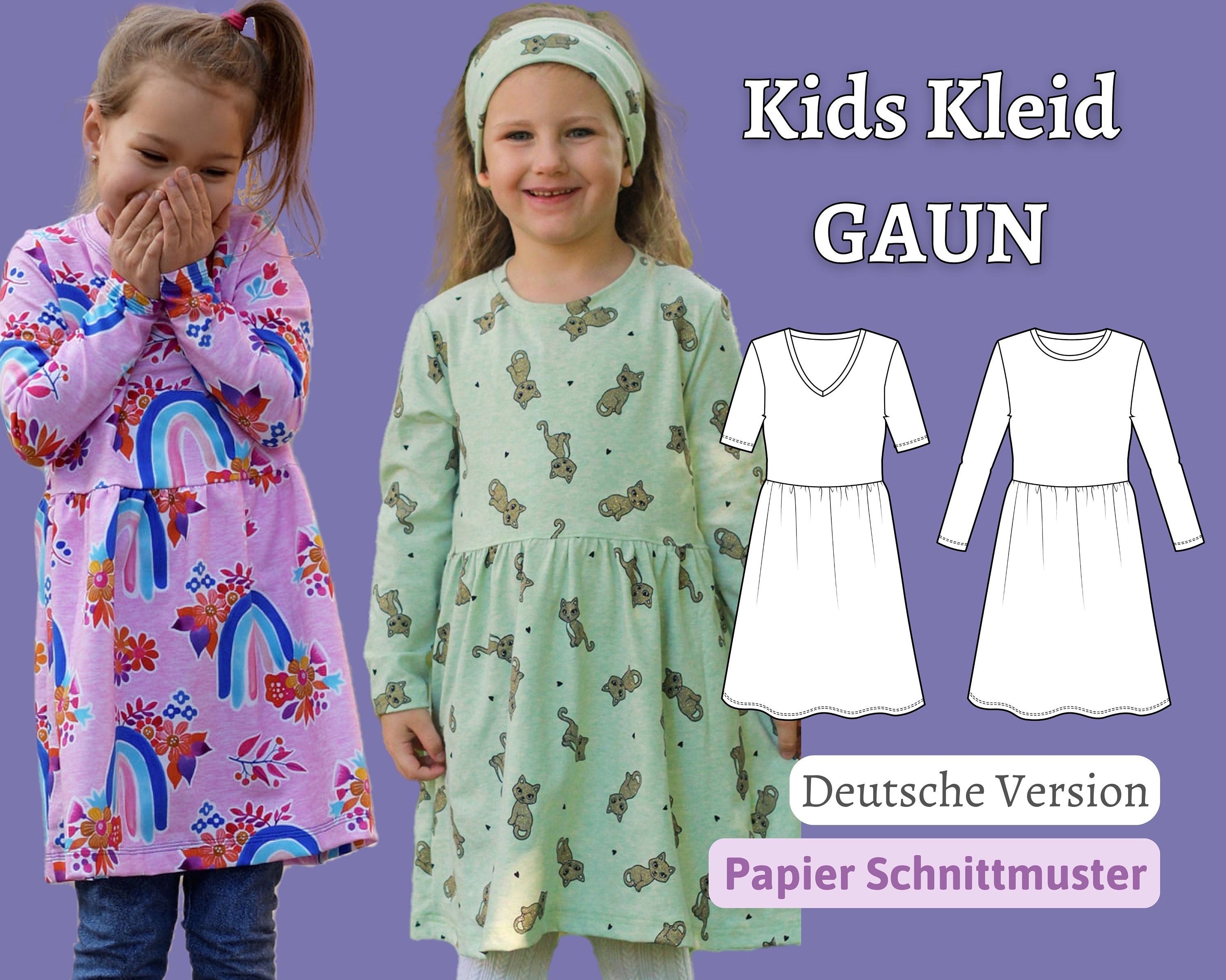 Schnittmuster Kleid Madchen Jersey Kostenlos
