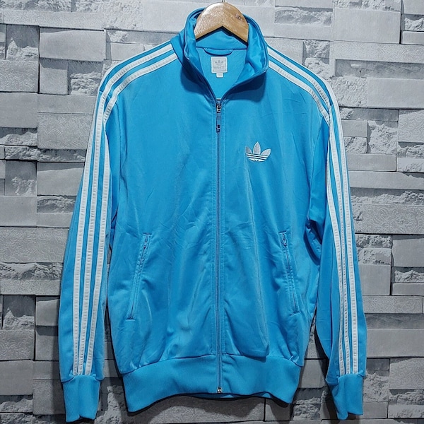 Vintage  90s Adidas jacket full zip Size: S/ Antique Adidas sports jacket/ Retro Authentic Adidas Sports jacket/ Vintage Clothing women