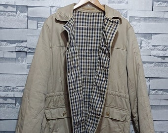 90sclotheshop Vintage 90s Aquascutum Jacket Coat Size XL Antique Aquascutum Jacket Authentic Aquascutum Coat Windbreaker Coat Vintage Clothing Men