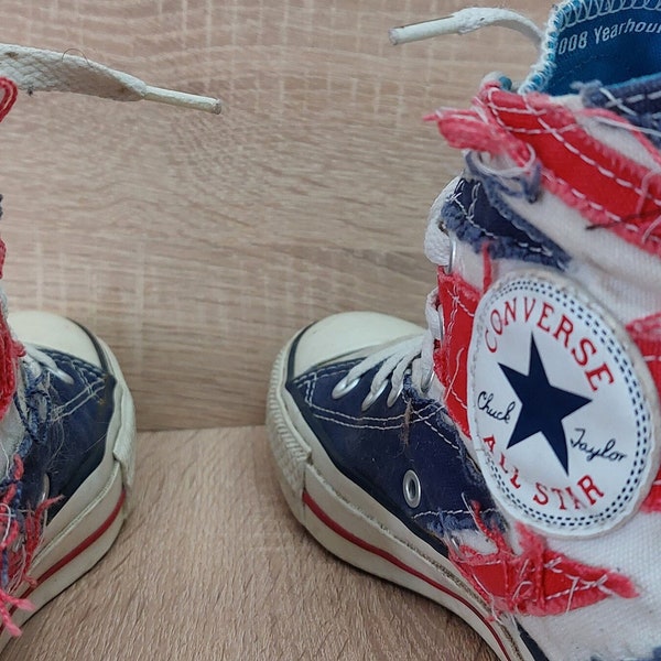 Vintage All-Star Converse canvas sneakers, heren maat US: 5, dames 7, 37,5 EUR/Retro Converse All-Star/antieke Chuck Taylor sneakers