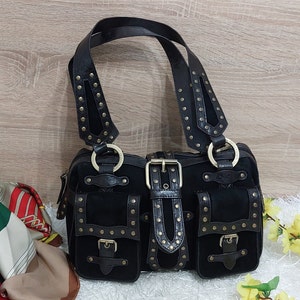 90年代ヴィンテージバッグ Braccialini Firenze/フクロウポシェット  