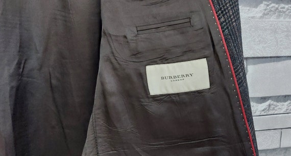 Vintage 90s Burberry Blazer jacket Size: 56/ 2X/ … - image 2