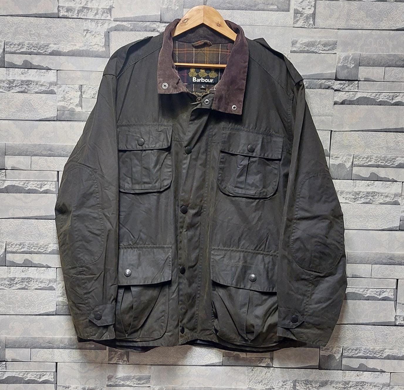 90s Waxed Jacket - Etsy