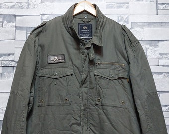 Vintage Alpha Industries Flyers Jacket Size 4X Antique USA Flight Air Jacket Retro Alpha Industries Windbreaker Jacket Authentic Jacket Etsy