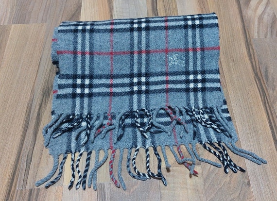 Vintage Burberry London wool scarf size: 144 cm L… - image 2
