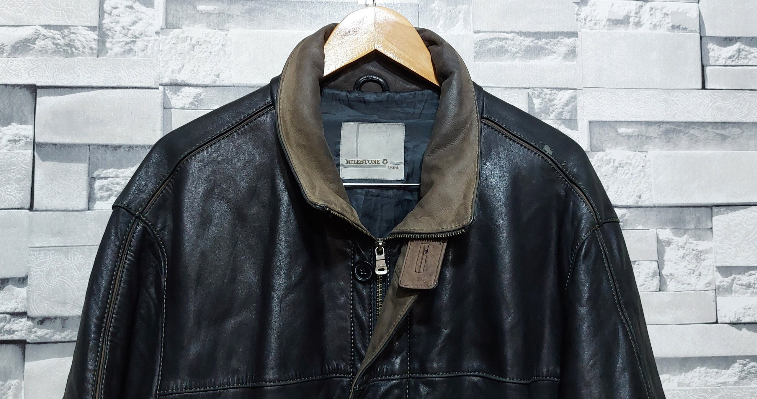 Authentic Milestone Leather Jacket Size: 2X/ Vintage Authentic Milestone Leather Jacket Size: 2X/ Vintage