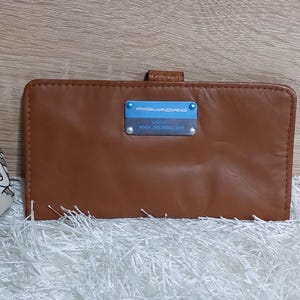 Authentic PIQUADRO Genuine Leather Card Case Purse Wallet/ Vintage PIQUADRO Wallet/ Antique PIQUADRO Handmade Wallet/ Luxury Hand Purse Gift