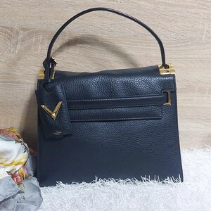 Authentic Valentino Garavani Handbag - Vintage Hand Purse/ Antique Front Valentino Garavani Logo/ Luxury Valentino Garavani Gift Bag
