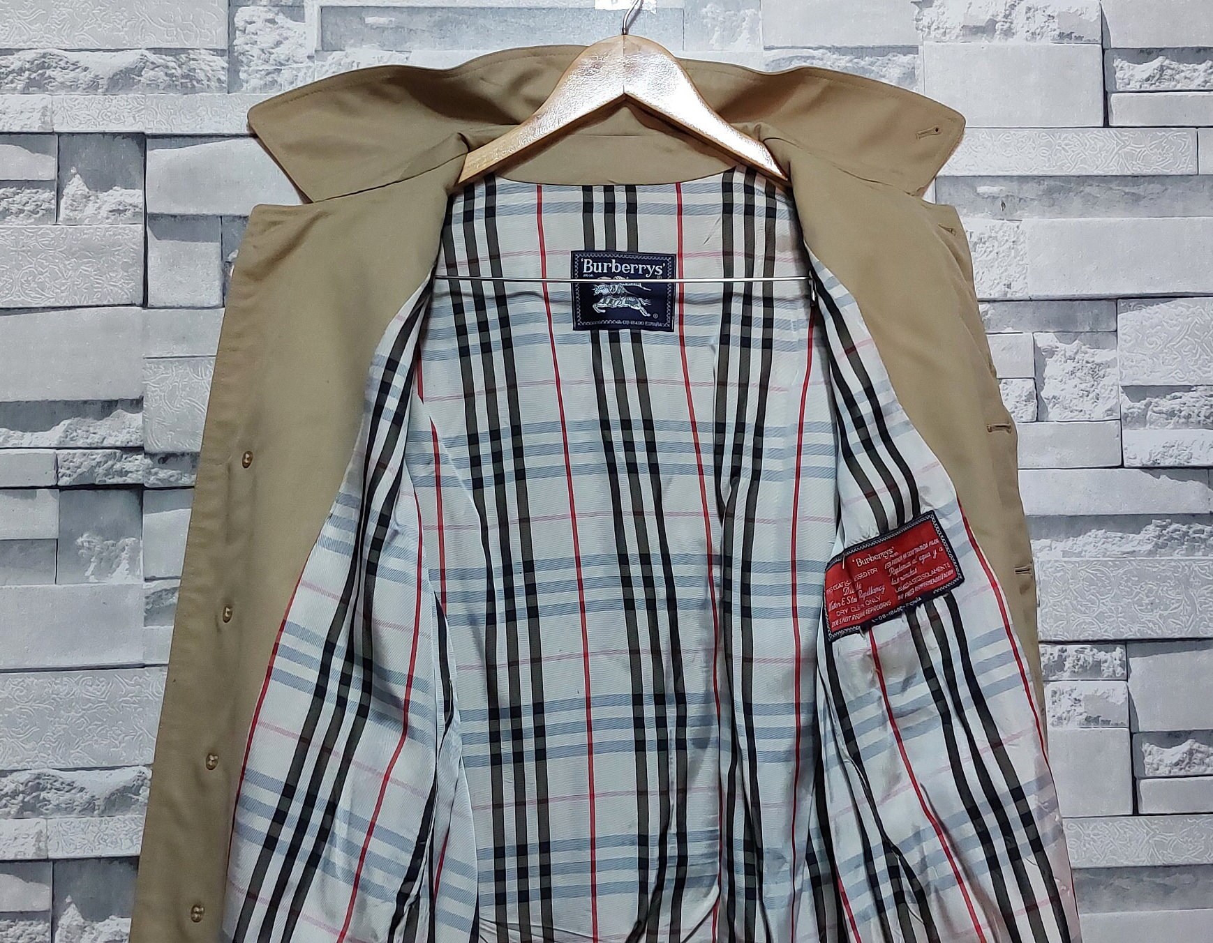 Antique Burberry Trench Size 50 M Authentic Burberry Coat Vintage Burberry Trench Retro Luxury Burberry Coat Vintage Clothing Men Etsy