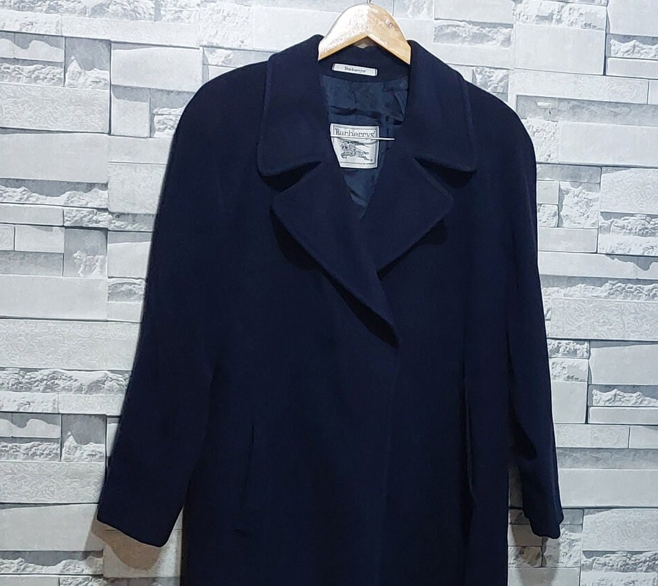 Authentic Burberry Double-breasted Wool Cashmere Lady Trench Authentic Burberry Double-breasted Wool Cashmere Lady Trench