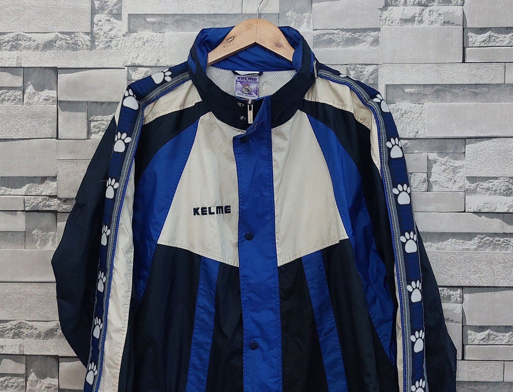 Kelme Training Football Track Top XL Vintage Soccer Jacket