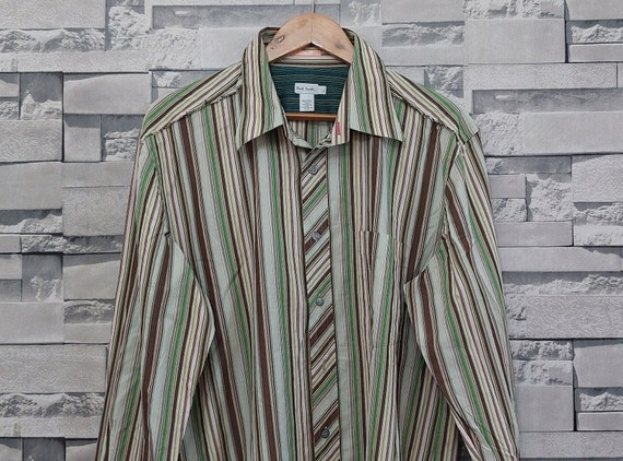 VTG Paul Smith Button Up Long Sleeve Shirt Size: … - image 2