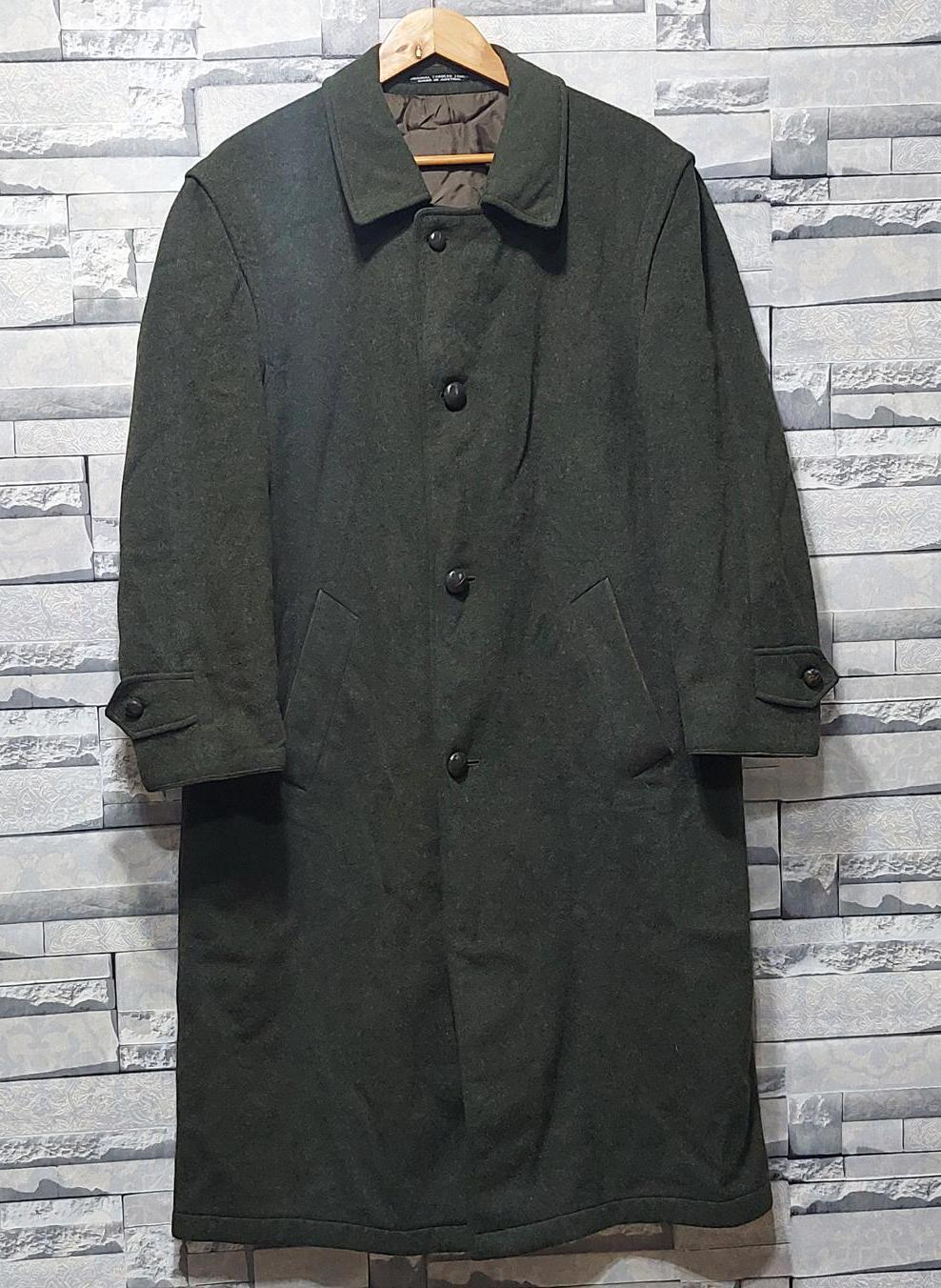 Antique HIMALAYA Steinbock Loden Trench Coat Size: 48/ M Antique HIMALAYA Steinbock Loden Trench Coat Size: 48/ M