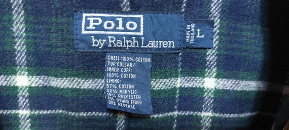 VTG 90s Polo Ralph Lauren jacket Size: L/ Antique… - image 7