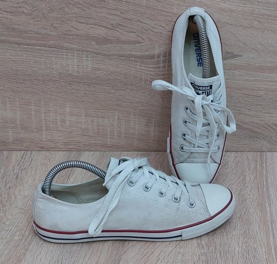 Vintage All-star Converse Canvas Sneakers Size: US Women/ - Etsy Norway