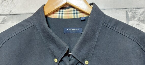 Camisa antigua con botones de Burberry talla XXL Blusa vintage de Burberry Camisa autentica de Burberry Camisa de lujo de Burberry Ropa vintage para hombre Etsy Espana