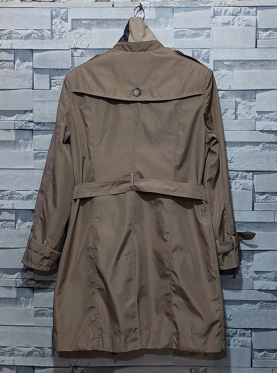 VTG Burberry London Trench Coat Size: XL/ Antique… - image 6